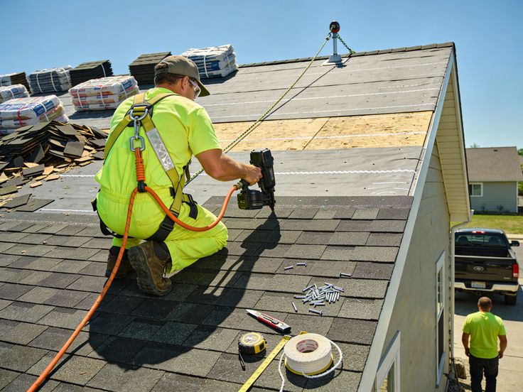 RidgeCraft roofing team installing new roof